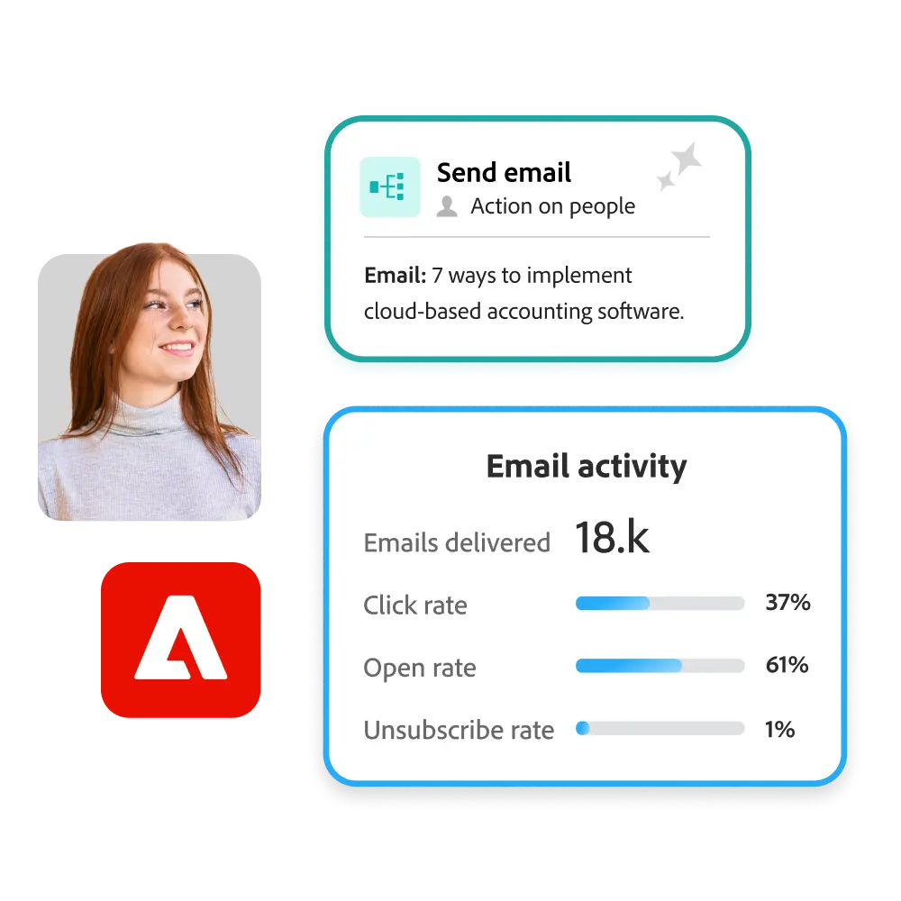 Interface de Adobe Marketo Engage