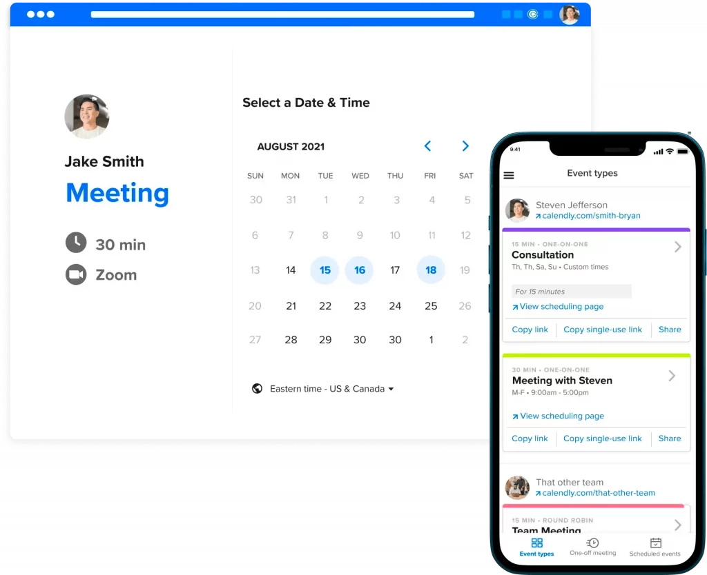 Calendly en images