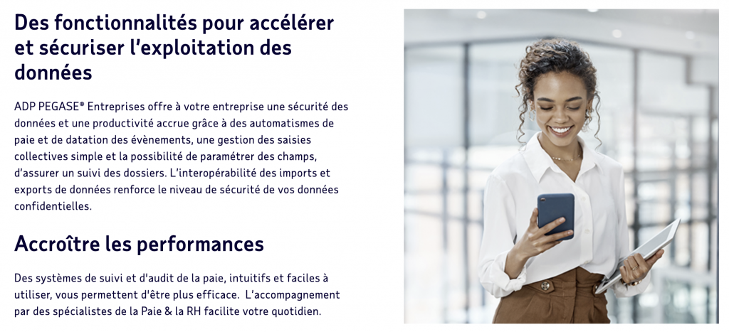 ADP Pegase Paie en images