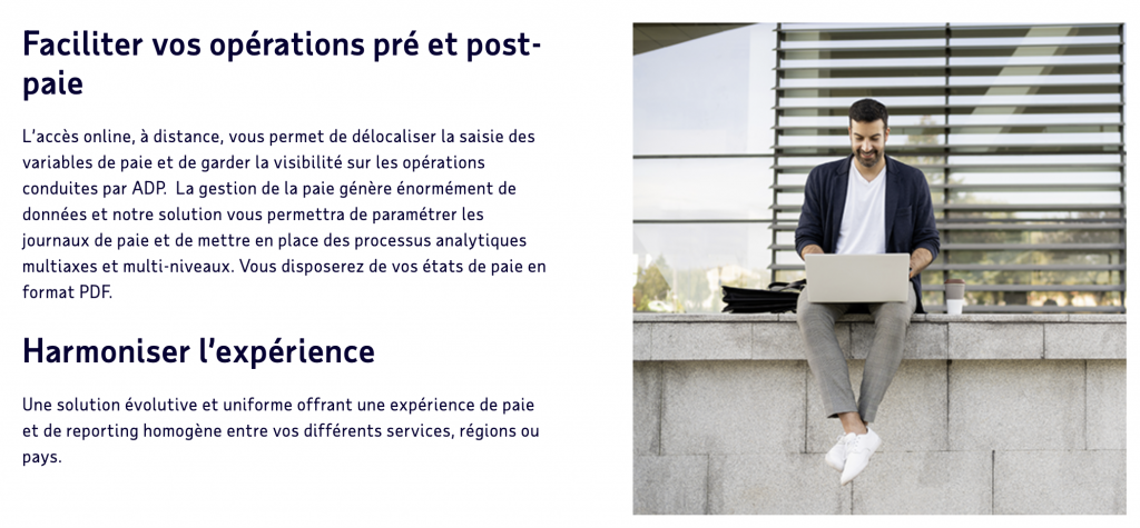 ADP Pegase Paie en images