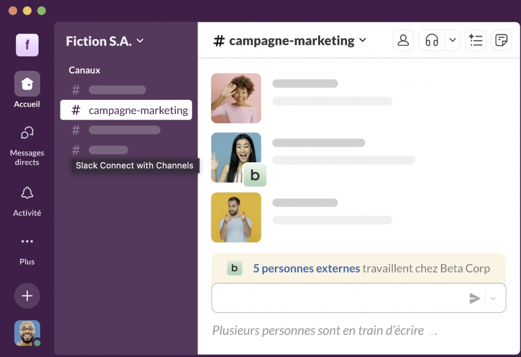 Slack en images