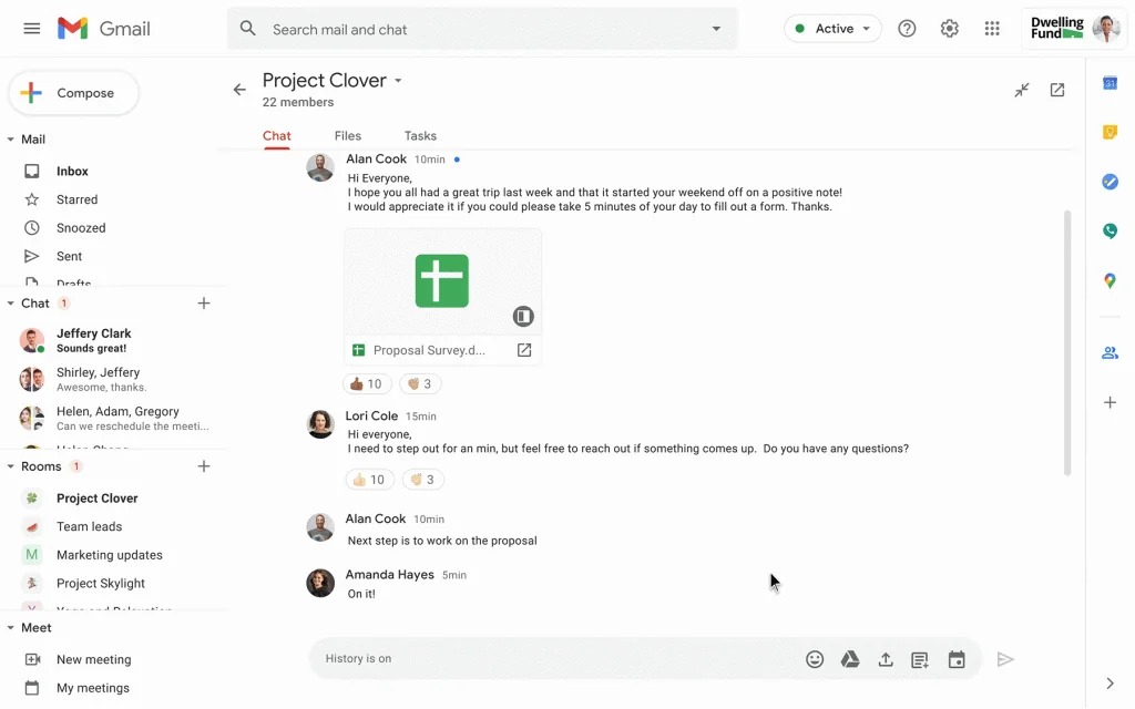 Google Workspace en images