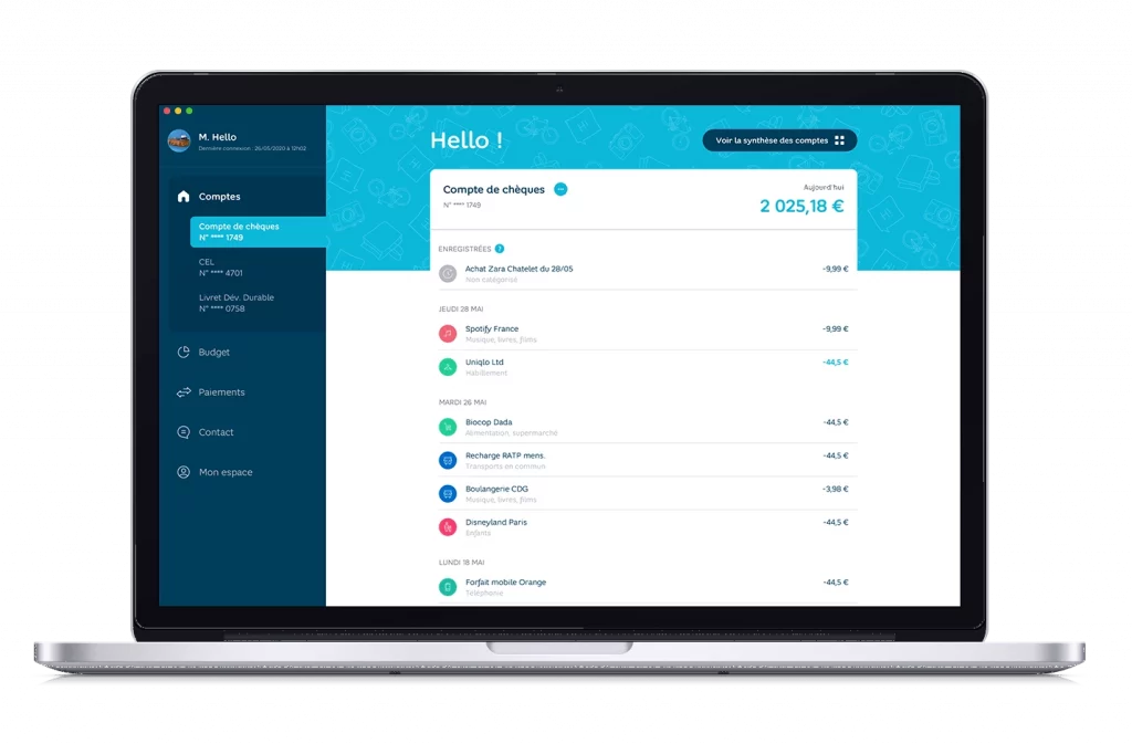 Hello Bank Pro en images