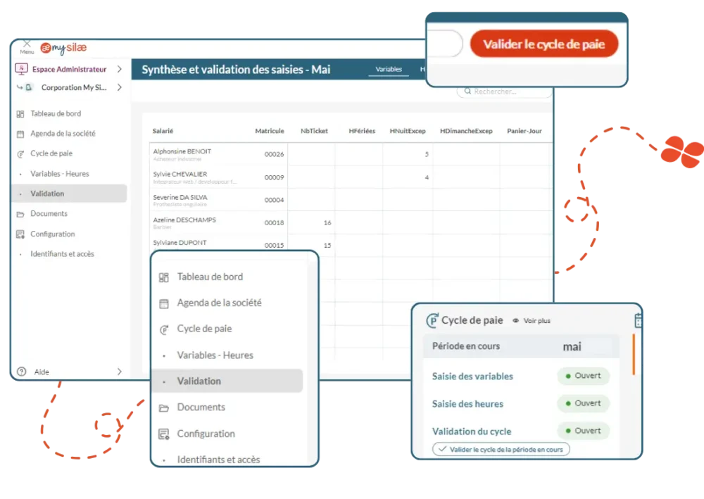 Interface de Silae