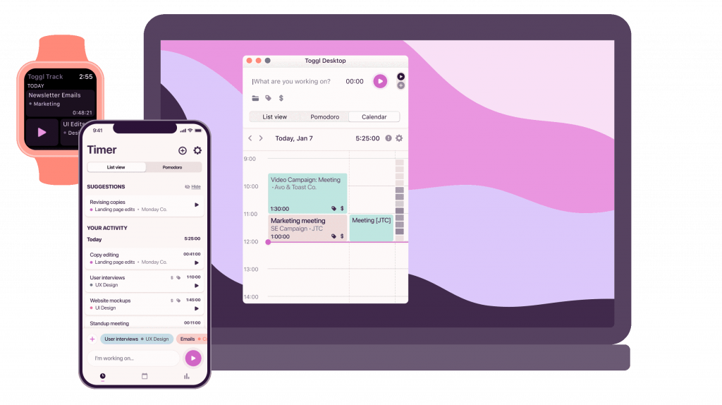 Toggl Track en images