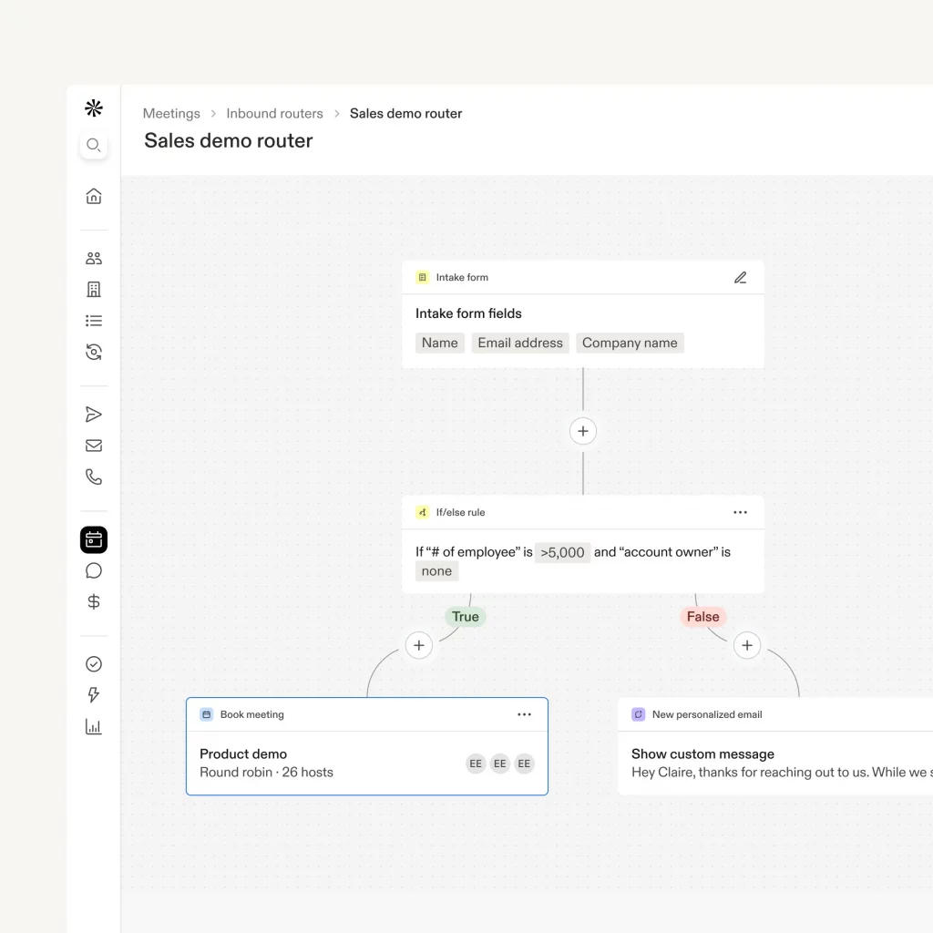 Interface de Apollo.io