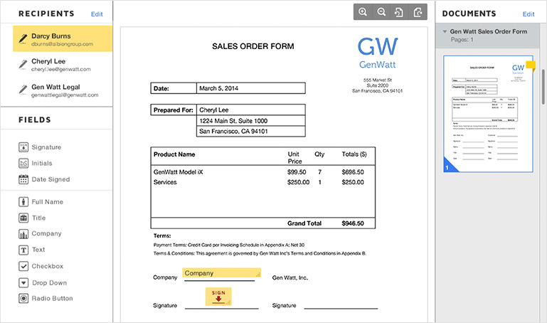 DocuSign en images