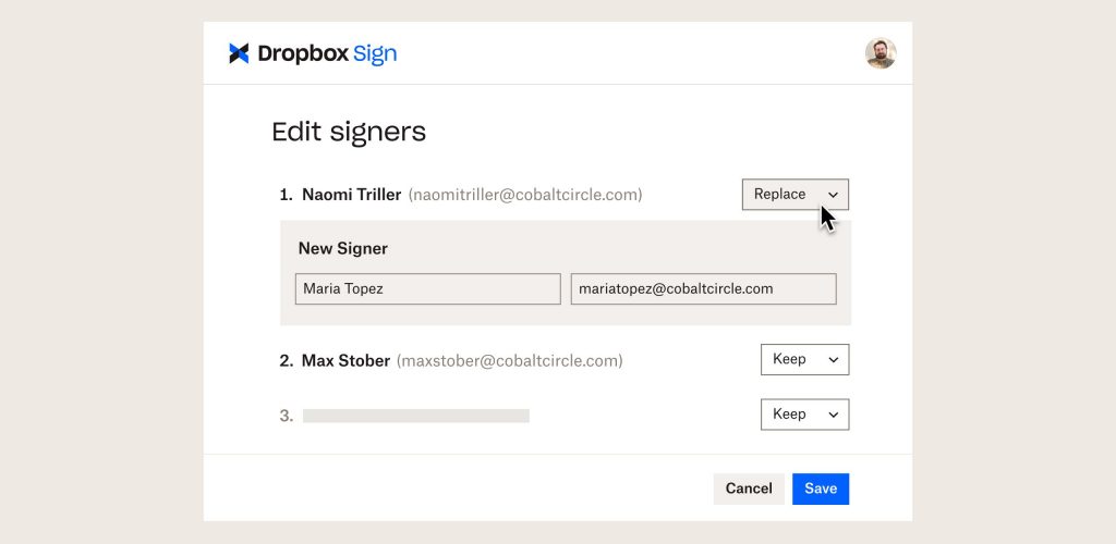Dropbox Sign en images