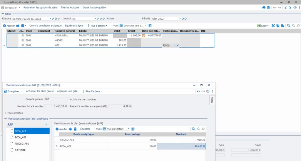 EBP Comptabilité en images
