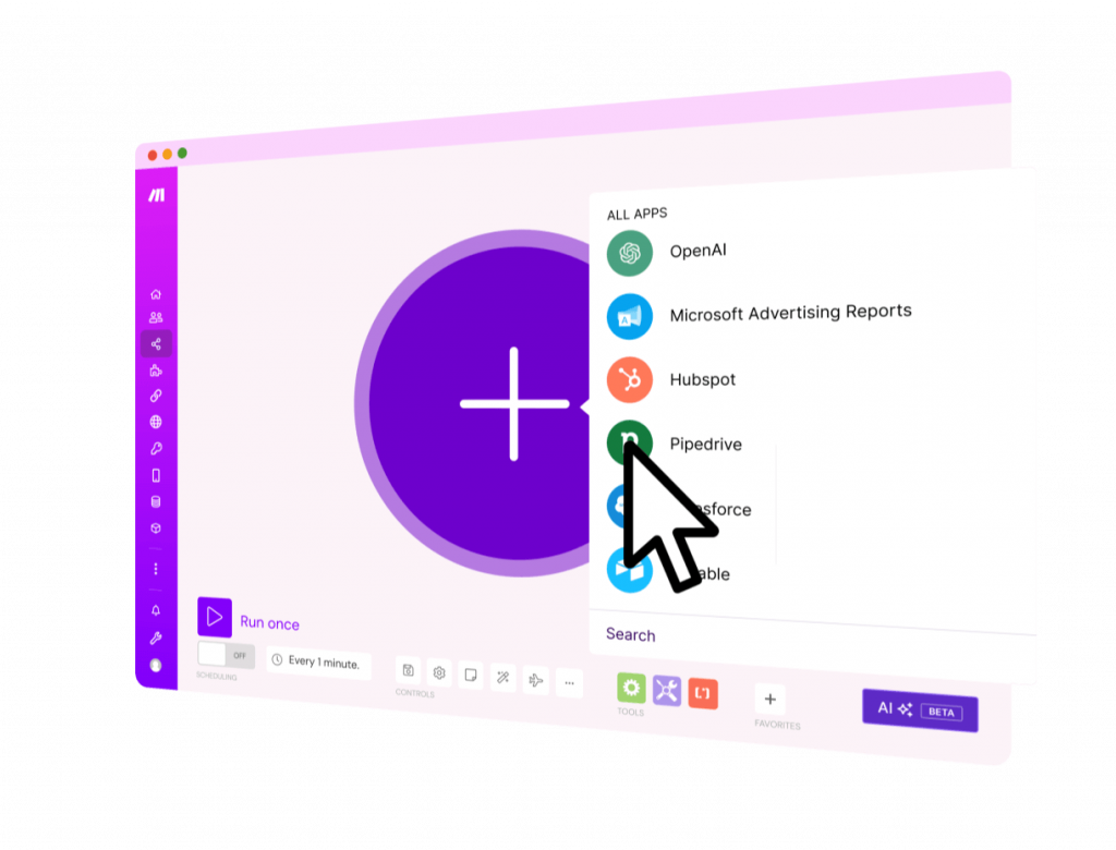 Interface de Make