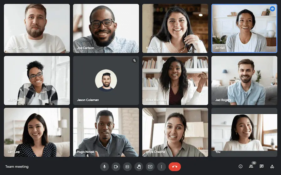 Google Meet en images