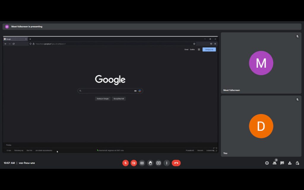 Google Meet en images