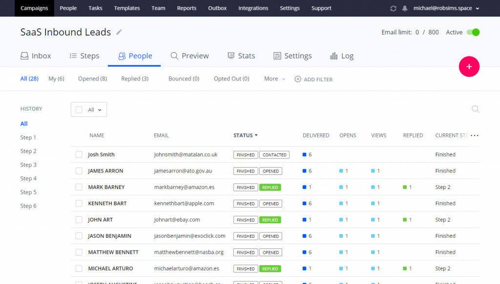 Reply.io en images