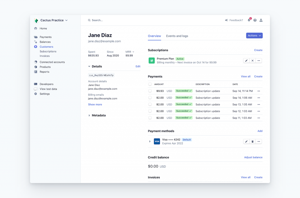 Stripe en images