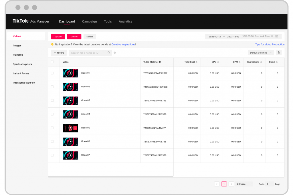 TikTok Ads en images