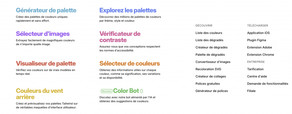Coolors en images