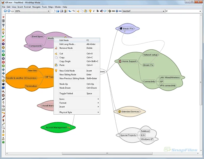 FreeMind en images