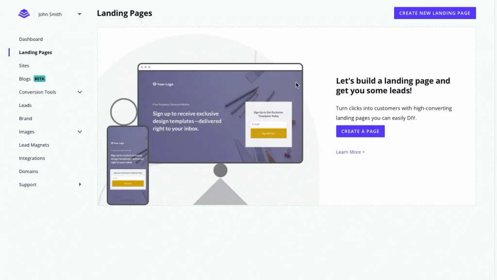 Leadpages en images