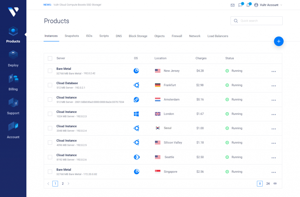 Vultr en images