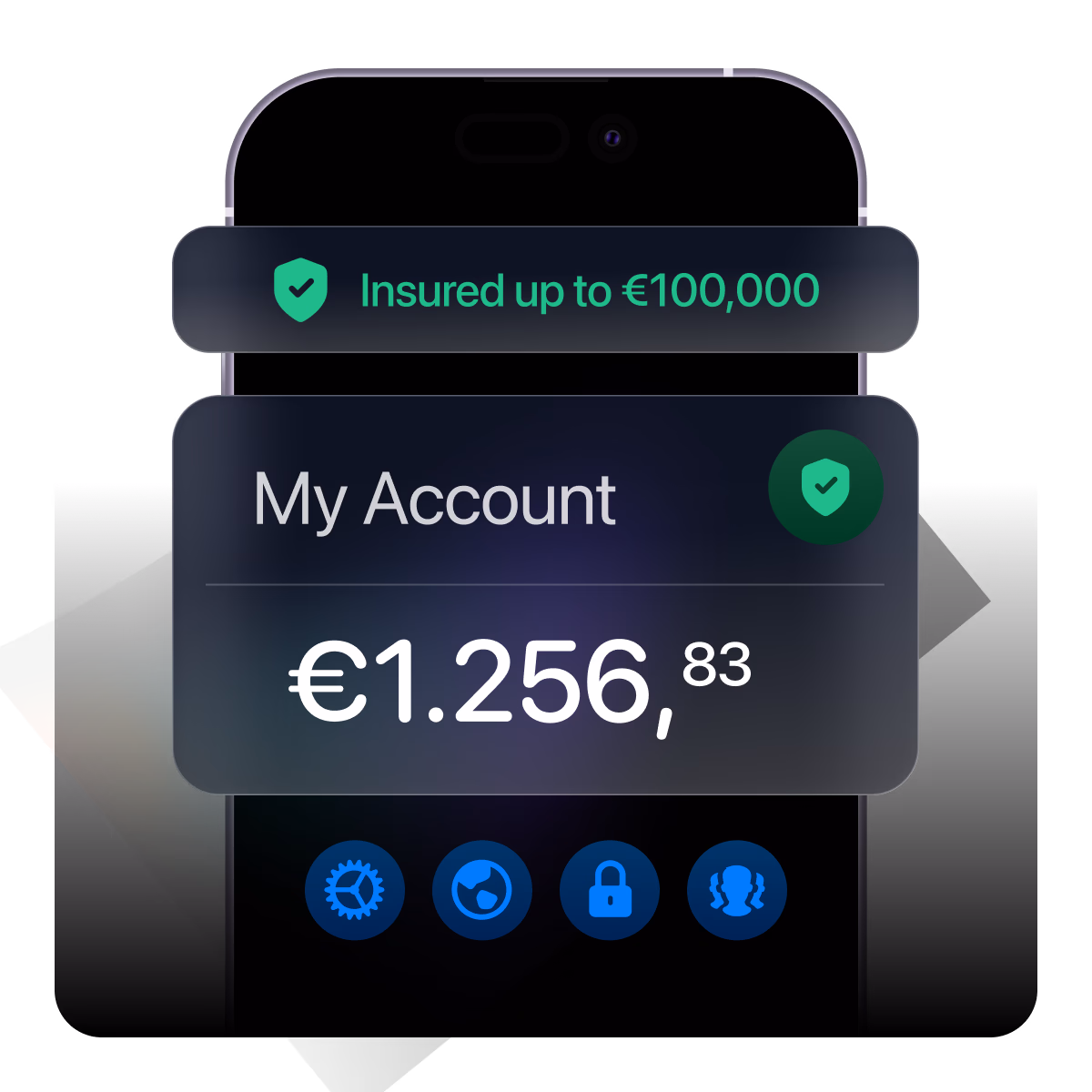 Interface de bunq Business