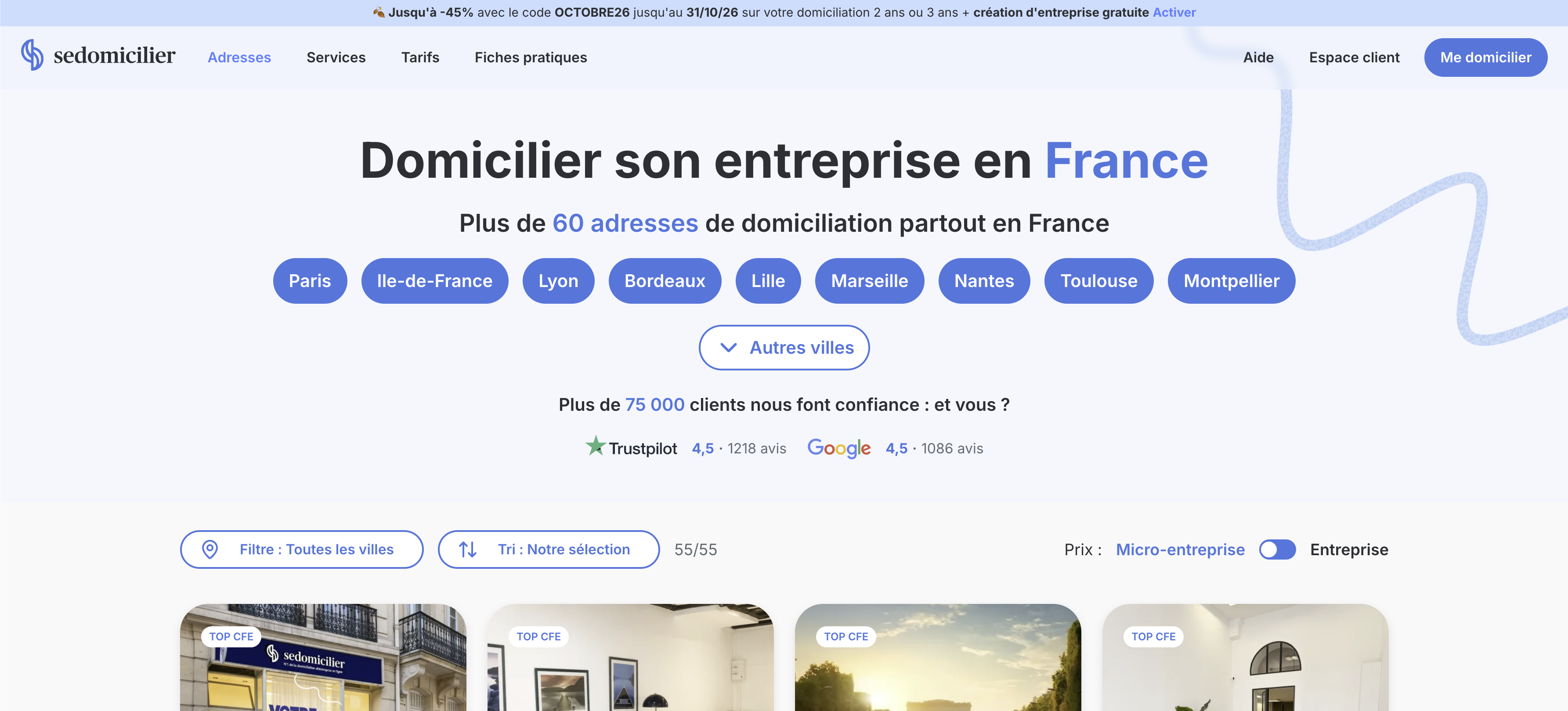 SeDomicilier en images